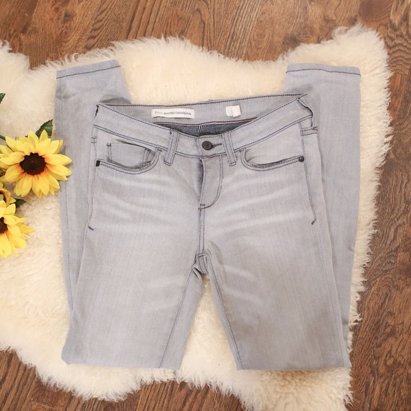 Anthropologie Denim - Anthro | Pilcro Light Gray Stet Jeans 26